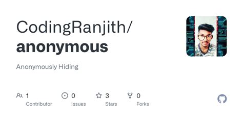 github anonymous|Anonymize GitHub repos for double